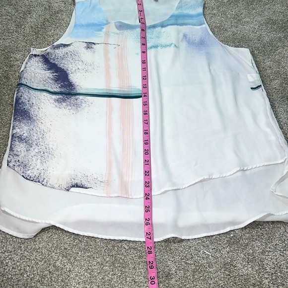 Rose & Olive Sleeveless Layered Round Neck Pullover Blouse Size 1X - Picture 10 of 10